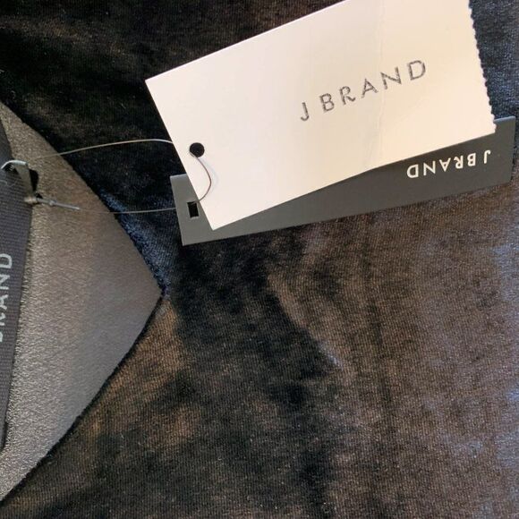 J Brand, NWT, crushed velvet cami, sheer back panel, Sz M, viscose and silk, NWT - Picture 7 of 16